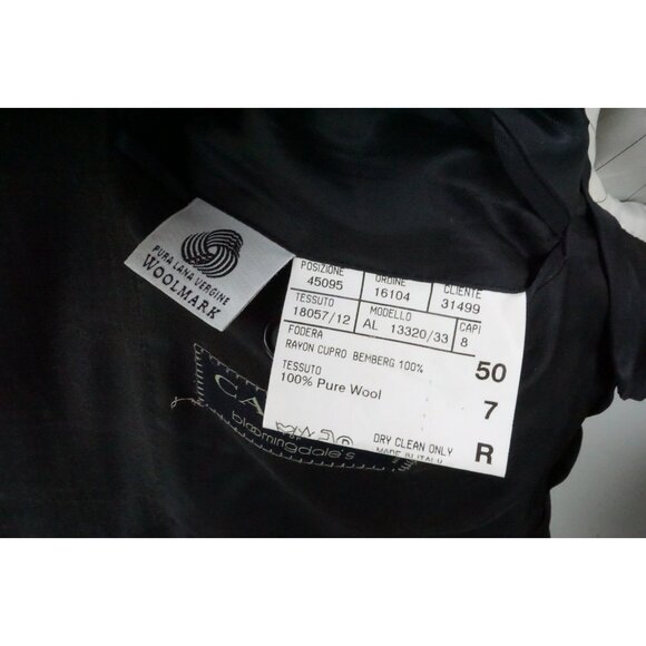 Canali S120s Wool Gray Green Plaid Sport Coat Jacket Sz 40R - Picture 9 of 9